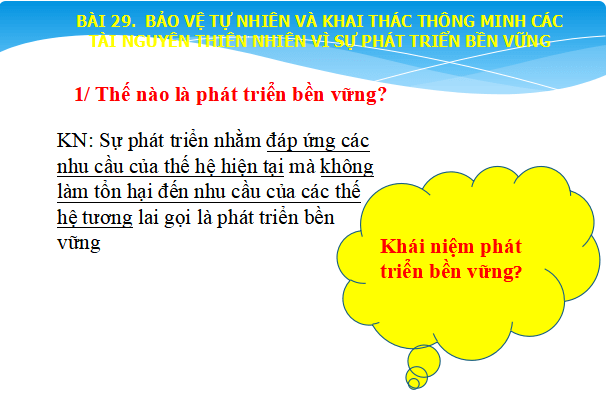 Bài giảng điện tử môn Địa lý