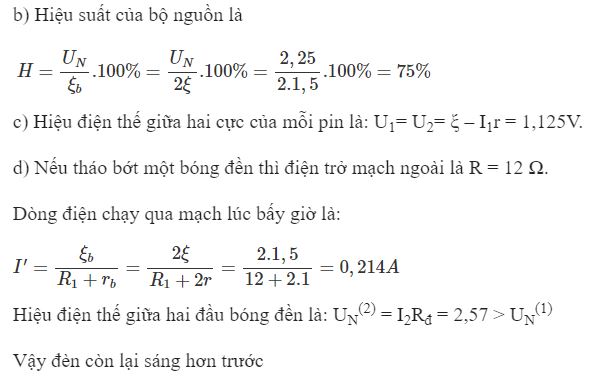 Các đèn có sáng bình thường không?
