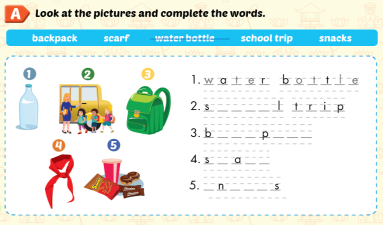 Giải SBT i-Learn Smart Start 3 Unit 2 Lesson 5