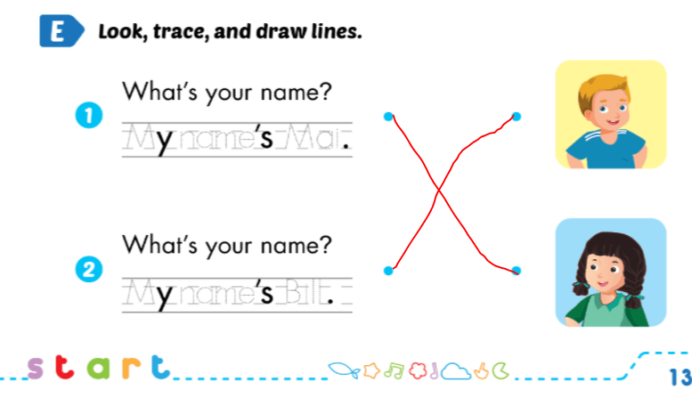 Giải i-Learn Smart Start 2 Unit 1 Lesson 3 SBT