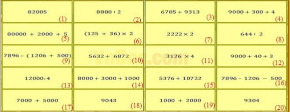 Đề thi Violympic Toán Tiếng Anh lớp 4 tất cả các vòng có đáp án