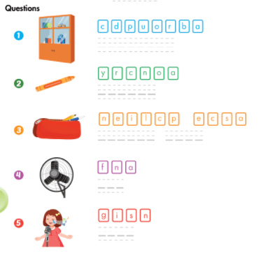 Giải SBT i-Learn Smart Start 3 Unit 3 Lesson 6