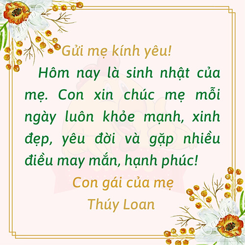Viết bưu thiếp chúc mừng sinh nhật một người thân lớp 2