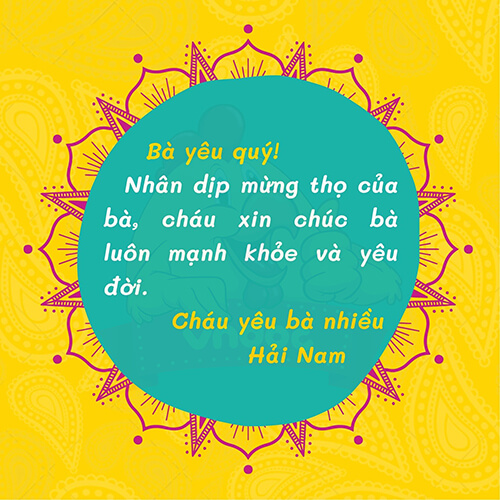Viết bưu thiếp chúc mừng sinh nhật một người thân lớp 2