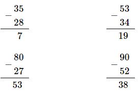 Bài 1 (trang 90 SGK Toán 2 tập 1)