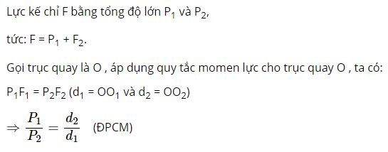 Lực kế chỉ giá trị F bằng bao nhiêu?