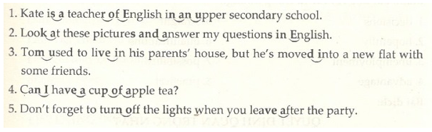 Review 1 lớp 11 Language