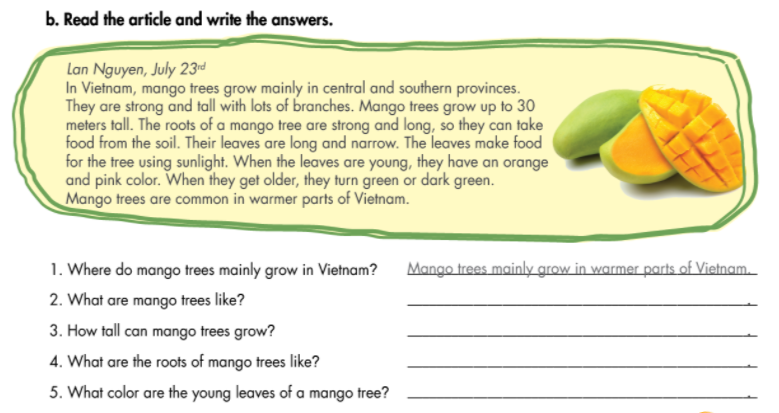 Smart World 7 Workbook giải bài tập Unit 3 Lesson 4