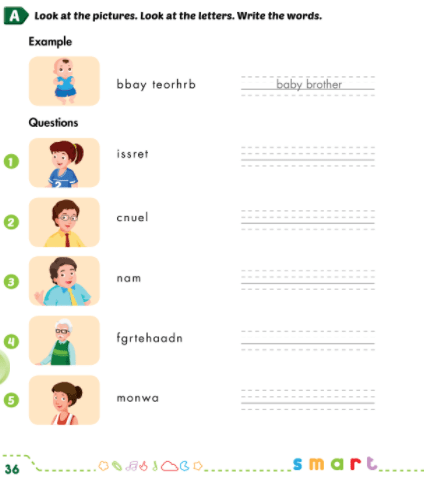 Giải SBT i-Learn Smart Start 3 Unit 3 Lesson 6