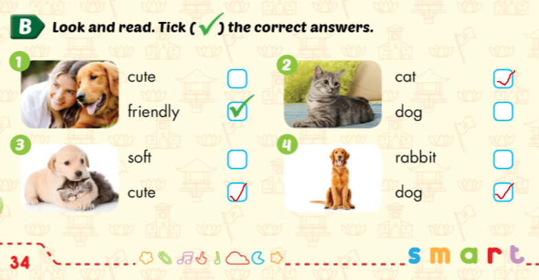 Giải SBT i-Learn Smart Start 3 Unit 3 Lesson 5