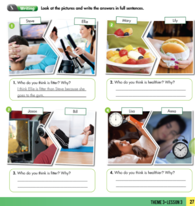 Smart World 7 Workbook giải bài tập Unit 4 Lesson 3