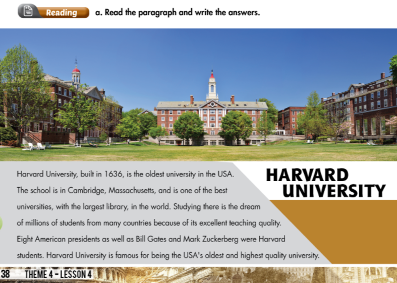 Smart World 7 Workbook giải bài tập Unit 4 Lesson 4