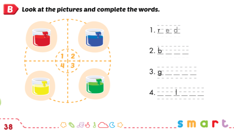 Giải SBT i-Learn Smart Start 3 Unit 4 Lesson 1
