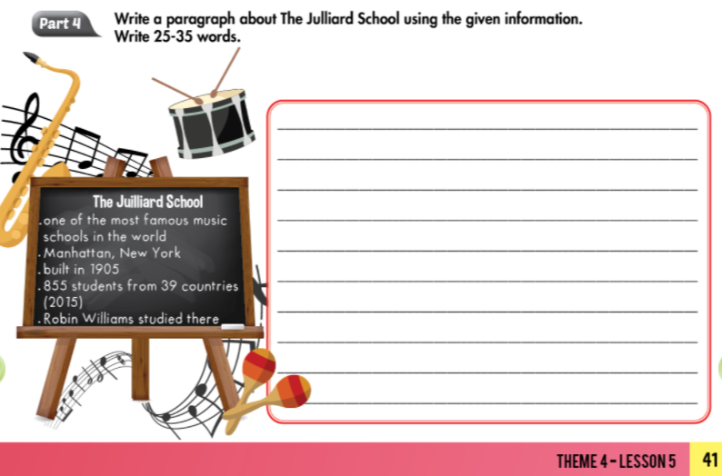 Smart World 7 Workbook giải bài tập Unit 4 Lesson 5