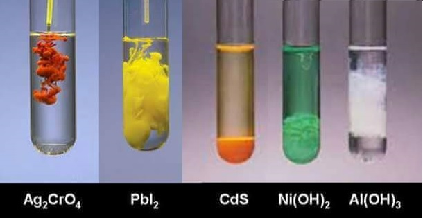 màu sắc một số hợp chất thường gặp