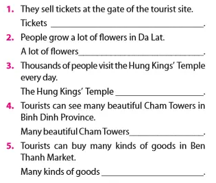 Unit 6 lớp 7 Looking Back