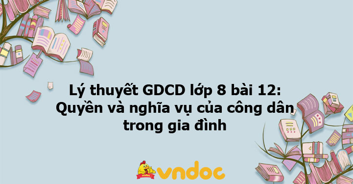 giáo dục công dân 8 bài 12