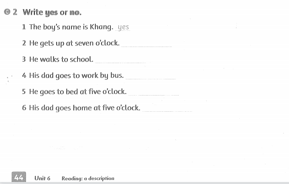 Family and Friends 3 Workbook Unit 6 Lesson 5