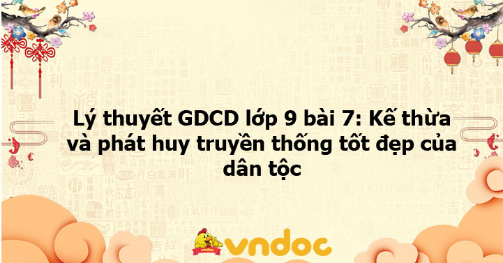 giáo dục công dân 9 bài 7