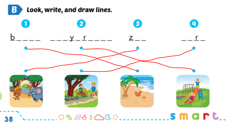 Giải i-Learn Smart Start 2 Unit 6 Lesson 1 SBT
