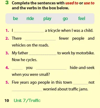 Soạn tiếng Anh 7 Unit 7 A closer look 2