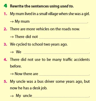 Soạn tiếng Anh 7 Unit 7 A closer look 2