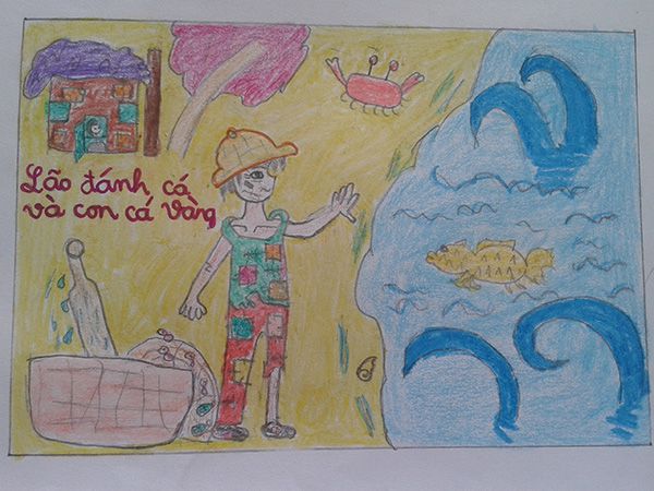 Vẽ một bài về khung cảnh trong truyện cổ tích