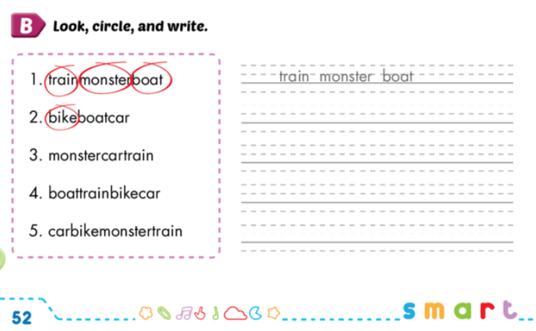 Giải SBT i-Learn Smart Start 3 Unit 5 Lesson 2