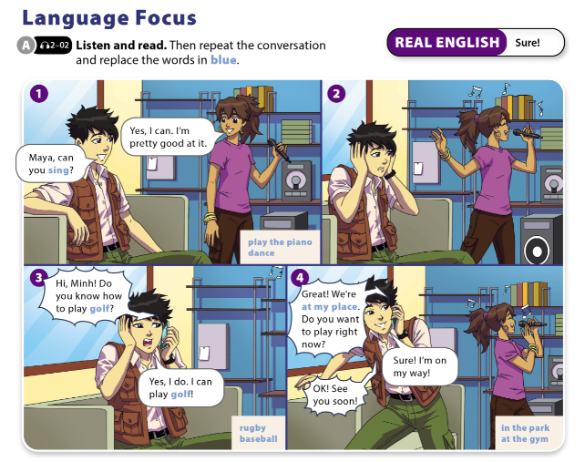 Soạn Anh 6 Unit 7 Language Focus SGK Cánh Diều