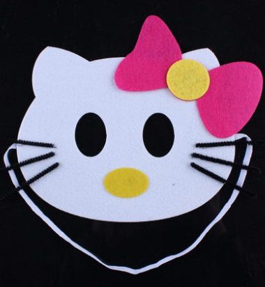 Vẽ bức tranh trang trí mặt nạ động vật