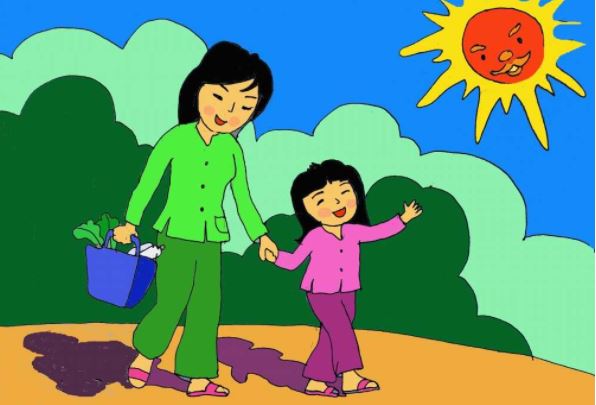 Viết 3-4 câu kể về những việc em thường làm trước khi đi học