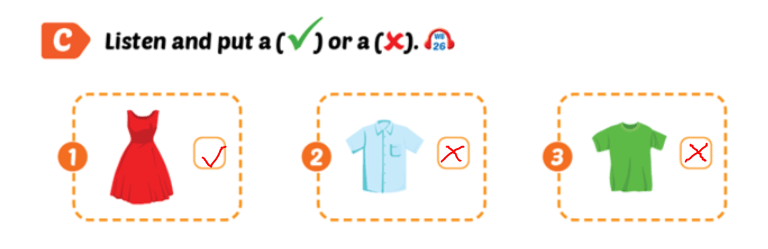 Giải i-Learn Smart Start 2 Unit 7 Lesson 1 SBT