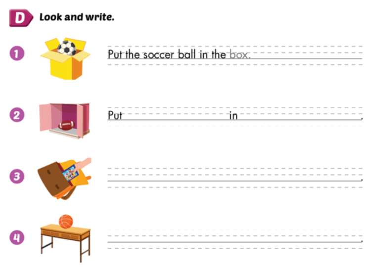 Giải SBT i-Learn Smart Start 3 Unit 5 Lesson 4