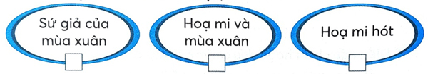 Tuần 20 Bài 3: Họa mi hót