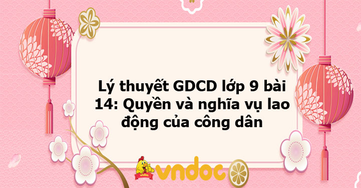 giáo dục công dân 9 bài 14