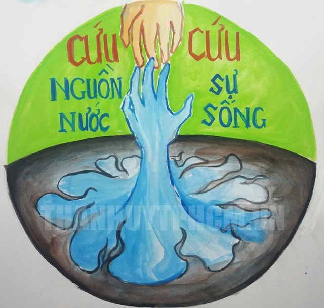 Vẽ tranh tiết kiệm nước