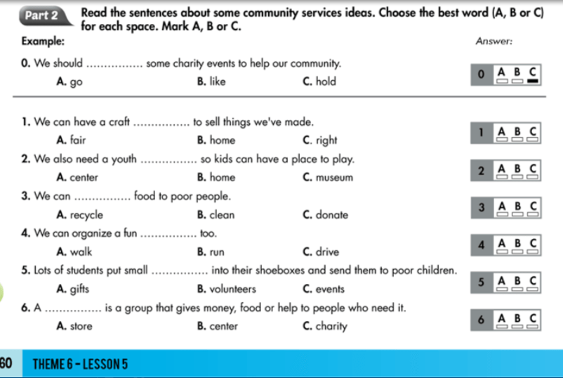 Smart World 7 Workbook giải bài tập Unit 6 Lesson 5