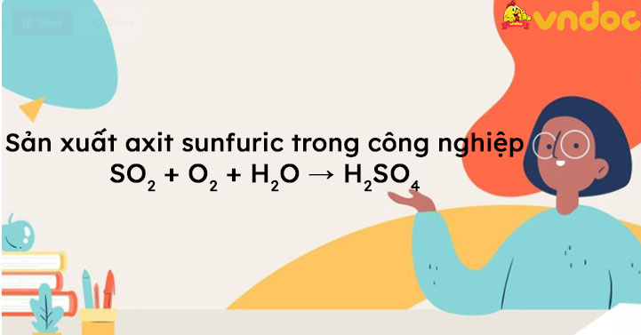 SO2 + O2 + H2O → H2SO4 - SO2 ra H2SO4 - VnDoc.com