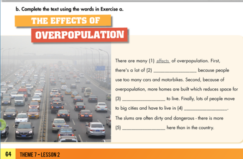 Smart World 7 Workbook giải bài tập Unit 7 Lesson 2