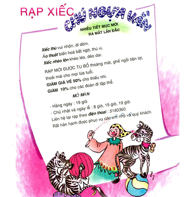 Tập đọc Chương trình xiếc đặc sắc