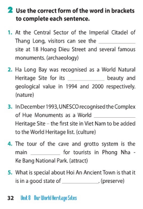 Language Unit 8 lớp 11