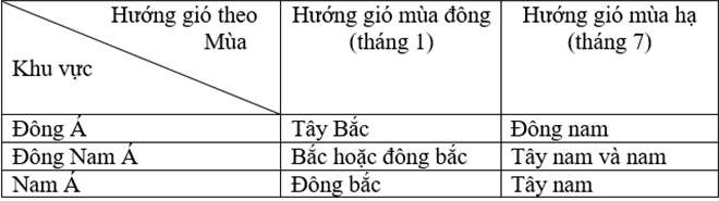 phân tích gió mùa đông