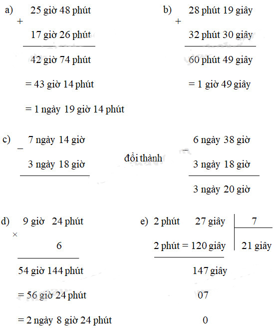 Giải Toán lớp 5 bài 90 VNEN