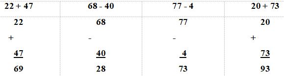 Đáp án đề thi học kì 2 lớp 1 môn Toán trường Tiểu học Vân Phú, Phú Thọ  năm học 2021 - 2022