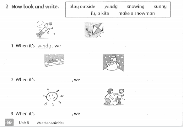 Family and Friends 3 Workbook Unit 8 Lesson 3