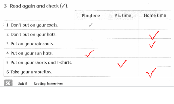Family and Friends 3 Workbook Unit 8 Lesson 5