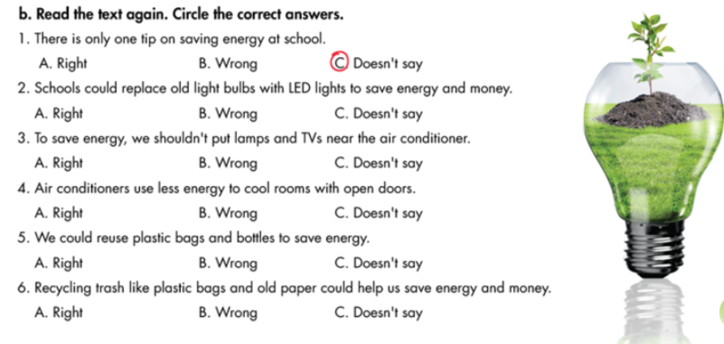 Smart World Workbook 7 giải bài tập Unit 8 Lesson 4