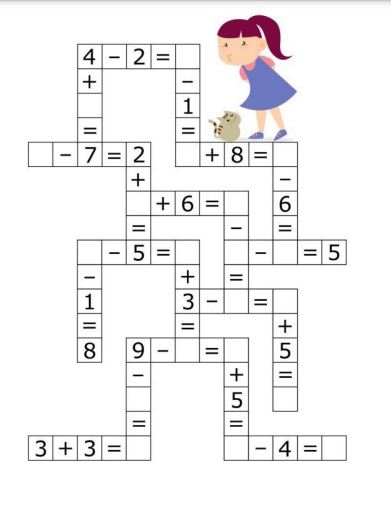 Bài toán điền số vào ô phép tính trong phạm vi 10