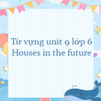 Từ vựng unit 9 lớp 6 Houses in the future