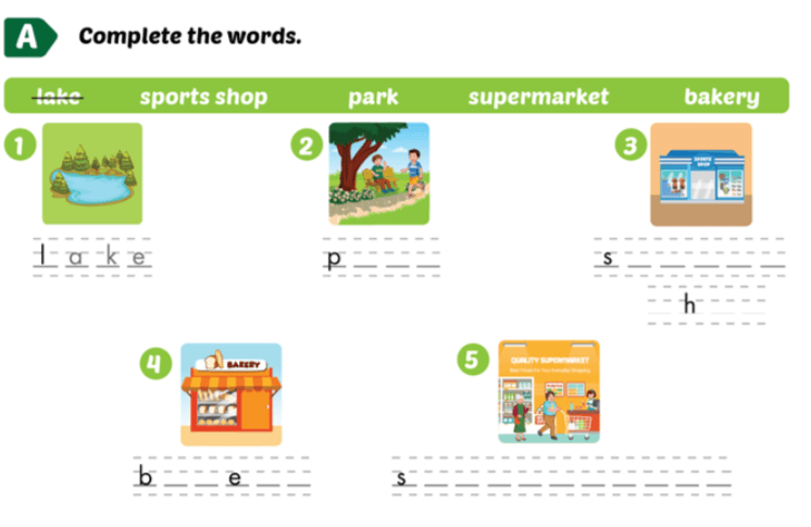 Giải SBT i-Learn Smart Start 3 Unit 7 Lesson 1